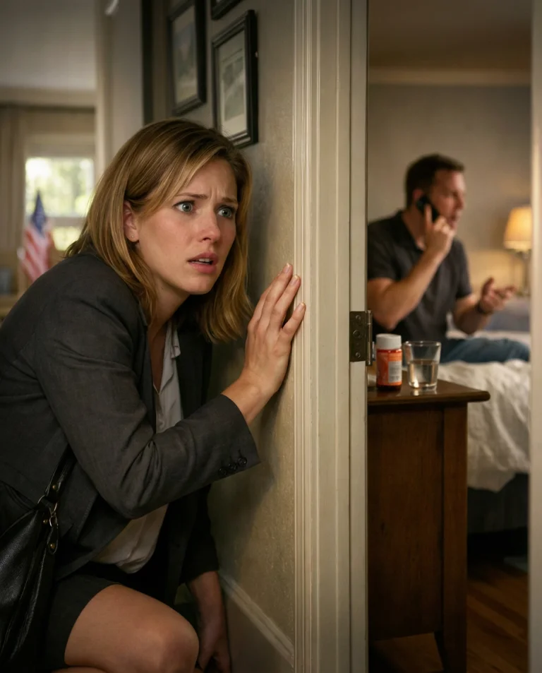 I Snuck Home on My Lunch Break to Care for My Husband… Then I Heard Him Talking