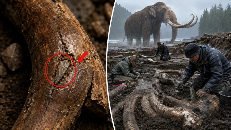 The 13,900-Year-Old Mastodon Rib Found With A Bone Point Still Inside — And The CT Scan That Put Hunters Before Clovis