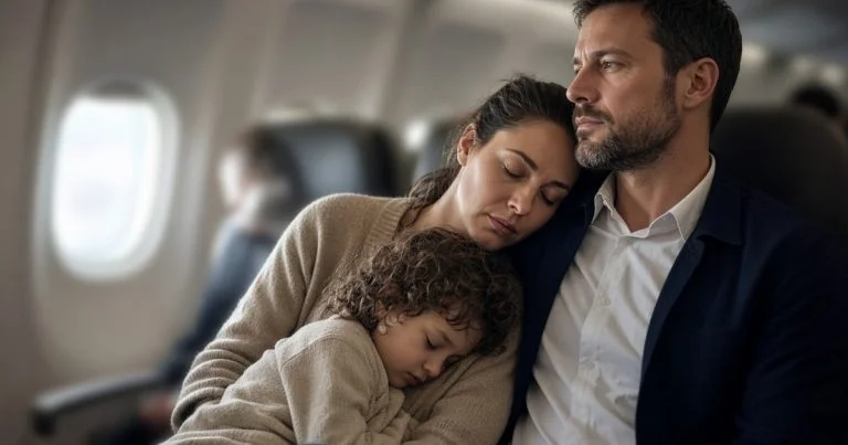 The Stranger Asked Me to Pretend I Was Asleep on His Shoulder During Our Flight… But After We Landed, I Found Out He Was America’s Most Influential Billionaire—And My Ex-Husband Was Already Looking for Me