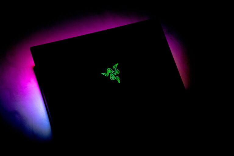 Razer Blade 15 in the colorful shade.