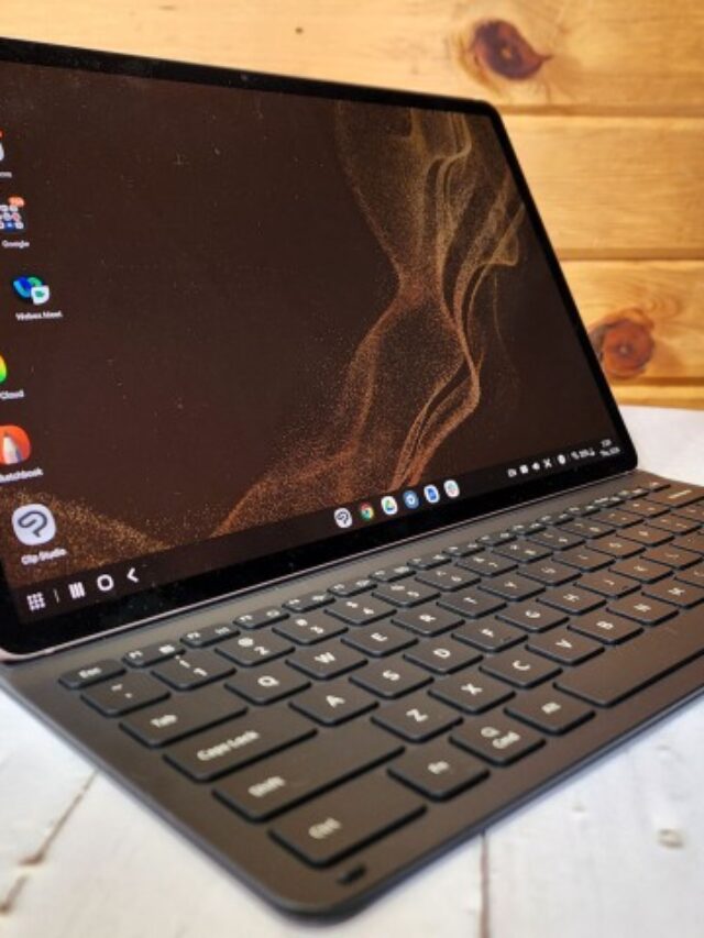 This image shows the Samsung Galaxy Tab S8+.