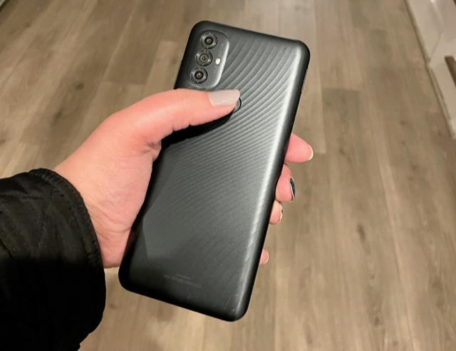 This image shows the Moto G Power 2022.