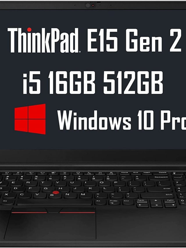 This image shows the Lenovo ThinkPad E15 (2022).