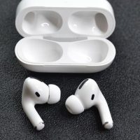This image shows the Apple Airpods pro.